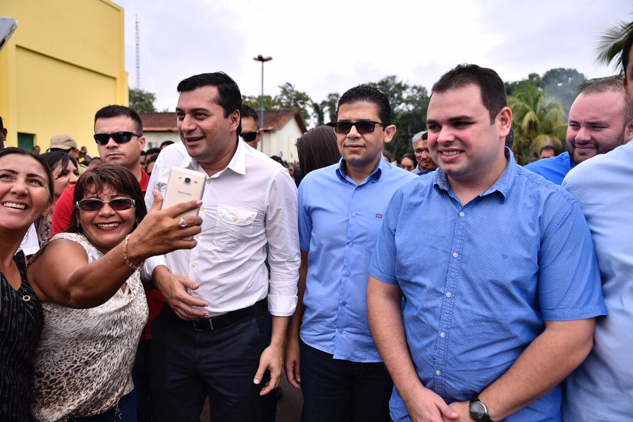 Deputados acompanham governador Wilson Lima em Maués Direto ao Ponto