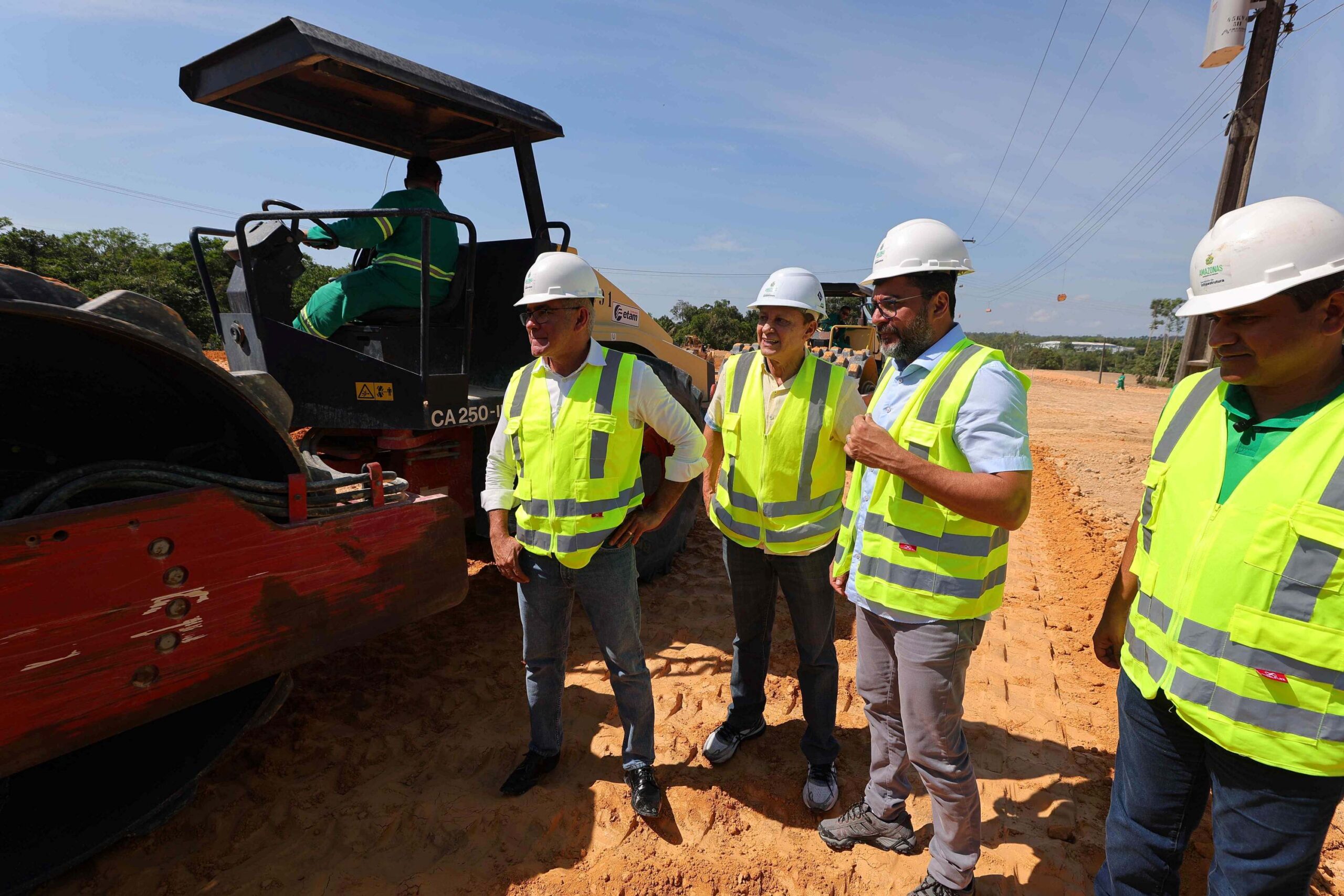 Wilson Lima Vistoria Obras De Constru O Do Complexo Vi Rio Anel Leste