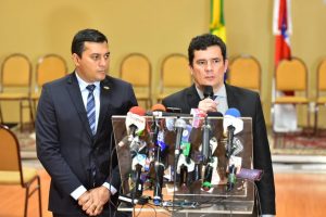 Leia mais sobre o artigo Combate ao narcotráfico é discutido entre Wilson Lima e Ministro Sérgio Moro