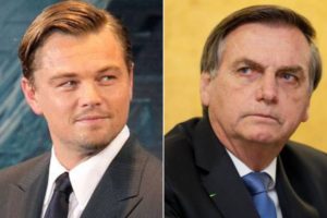 Leia mais sobre o artigo Presidente Bolsonaro acusa o ator Leonardo DiCaprio de tacar fogo na Amazônia