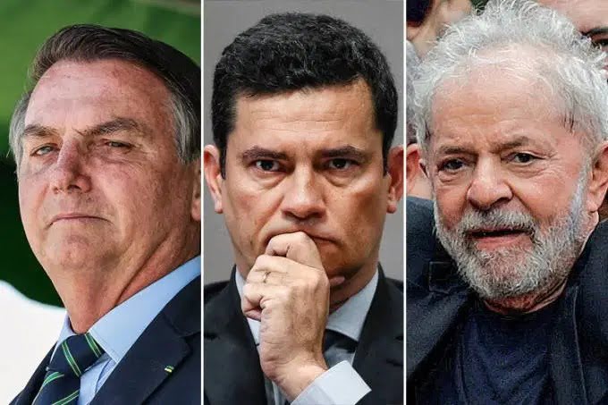 Você está visualizando atualmente Bolsonaro e Sergio Moro batem Lula em 2022