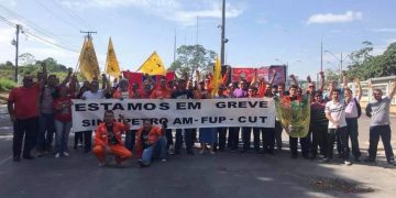 O Amazonas adere a greve nacional dos petroleiros