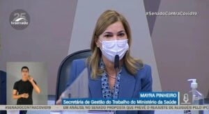 Leia mais sobre o artigo ‘Uso de cloroquina não foi iniciativa pessoal minha’, diz Mayra Pinheiro