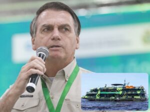 Read more about the article Bolsonaro: ‘Base Arpão gera prejuízo de mais de R$ 100 milhões ao crime organizado’