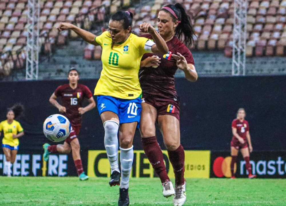 Com Marta, Brasil vence a Venezuela por 4 a 1 e encara o Chile na final do Torneio Internacional