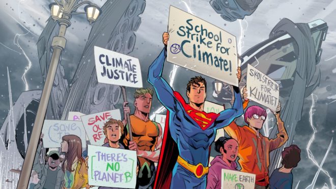 Após anúncio de que será bissexual nos quadrinhos, Superman também vira ativista ambiental