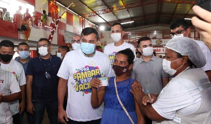 You are currently viewing ‘Pra Sambar Tem que Vacinar’: campanha do Governo do Amazonas mobiliza 5,5 mil ‘foliões’ contra a Covid-19