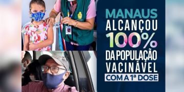 David Almeida comemora que Manaus alcançou 100% da população vacinável com a 1ª dose