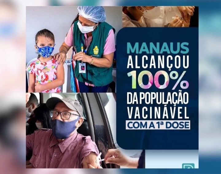You are currently viewing David Almeida comemora que Manaus alcançou 100% da população vacinável com a 1ª dose