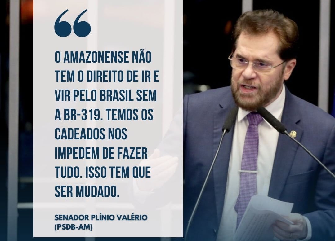 You are currently viewing Plínio diz: ‘BR 319 e exploração do Potássio no Amazonas, já!”