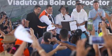 Wilson Lima e David Almeida anunciam construção de viaduto da Bola do Produtor e Parque Gigantes da Floresta