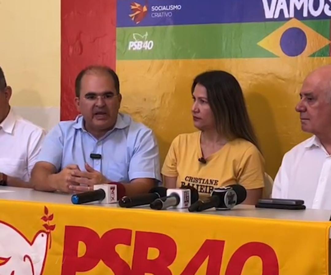 You are currently viewing Ricardo Nicolau anuncia Cristiane Balieiro, do PSB, como vice