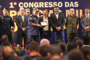 Leia mais sobre o artigo Wilson Lima destaca integração das forças de segurança para proteção da Amazônia em encontro de PMs do Norte