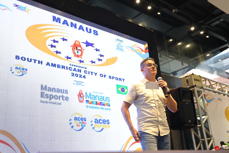 Você está visualizando atualmente Prefeito lança candidatura de Manaus ao título de ‘Cidade Sul-Americana do Esporte’
