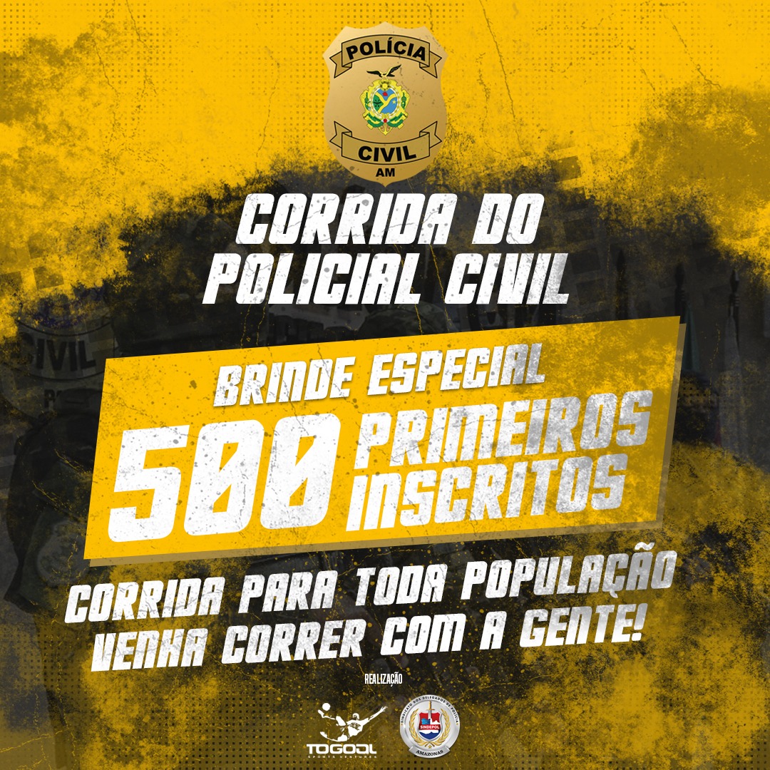 Você está visualizando atualmente Sindicato dos Delegados de Polícia do Amazonas promove Corrida da Polícia Civil em celebração aos 101 anos