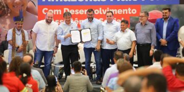 Brasil Sem Fome | Wilson Lima e ministro Wellington Dias formalizam adesão do Amazonas