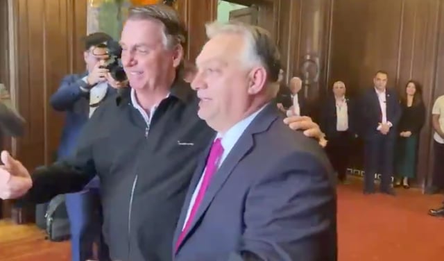 Você está visualizando atualmente Bolsonaro se encontra com Orbán antes da posse de Milei