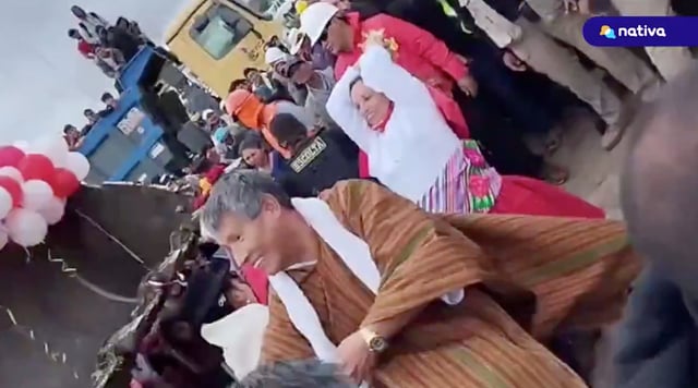 Você está visualizando atualmente Presidente do Peru é agredida durante evento oficial