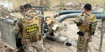 PF destrói garimpos ilegais no Sul do Amazonas